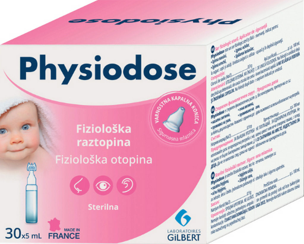 Fiziološka raztopina Physiodose, 30x5ml