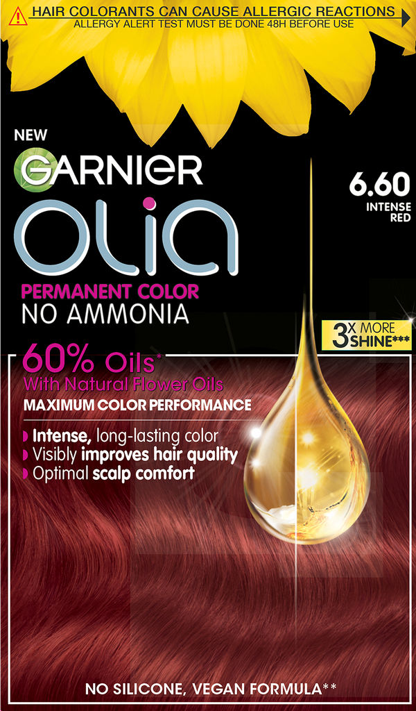 Barva za lase Olia 6.60 intense red