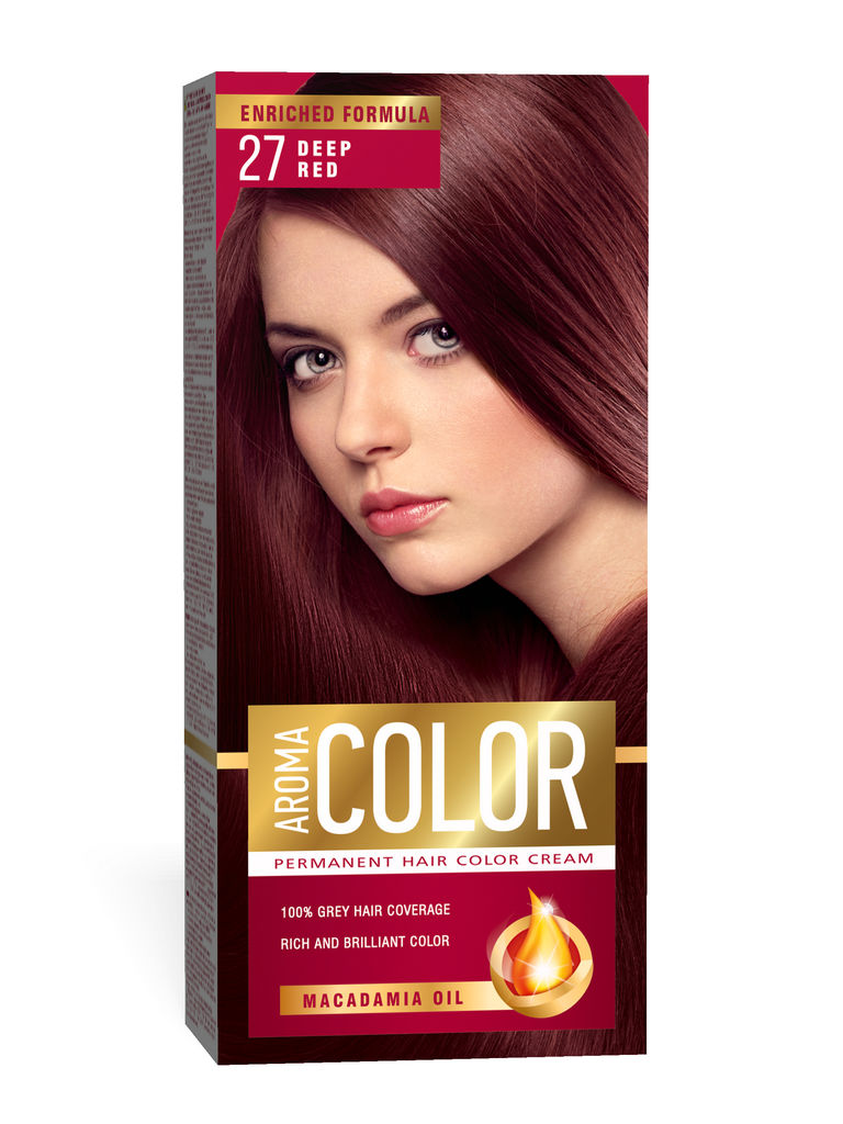 Barva za lase Aroma Color 27 globoko rdeča, 45ml