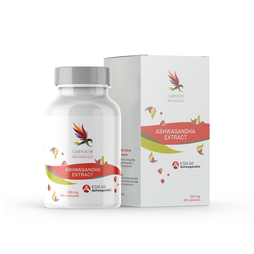 Carnium Botanicals Ashwagandha Extract KSM-66 60