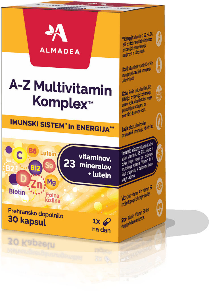 Prehransko dopolnilo, A-Z Multivitamin Komplex, 30 kapsul