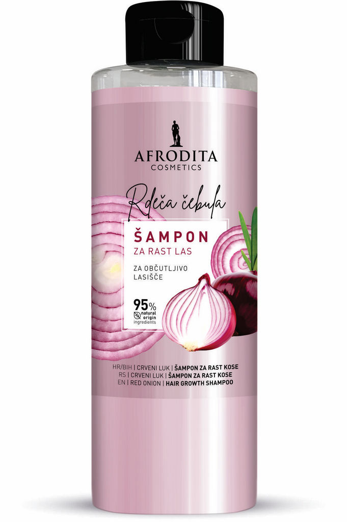 Šampon Afrodita rdeča čebula, 950ml