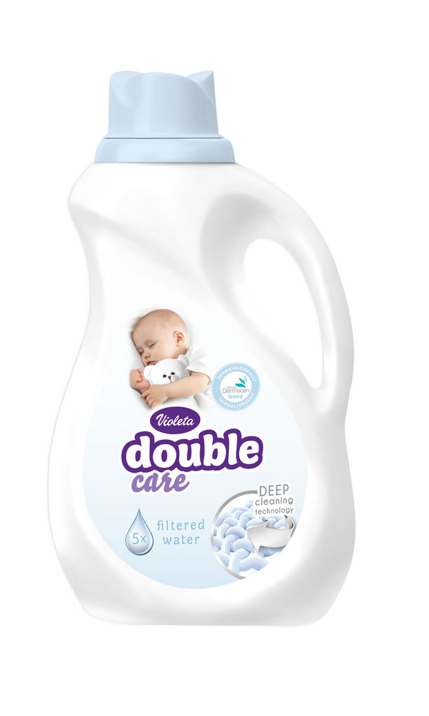 Detergent Violeta, Double care baby, 1l