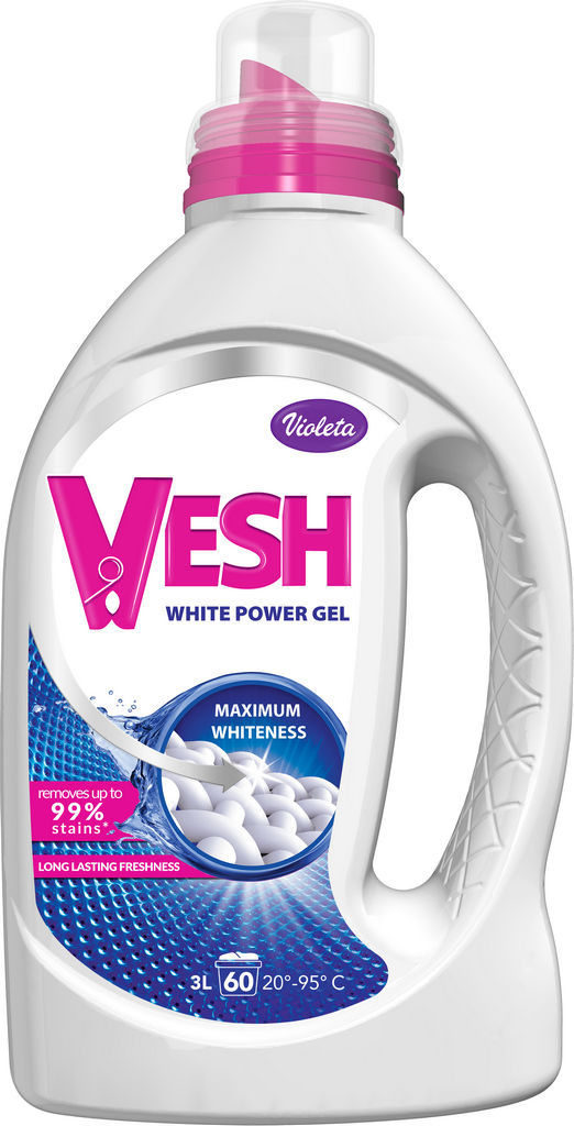 Detergent za perilo Vesh white gel, 3l