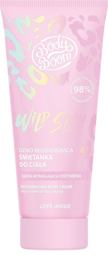 Krema za telo za suho kožo BodyBoom Wild Skin Wildly, 200ml