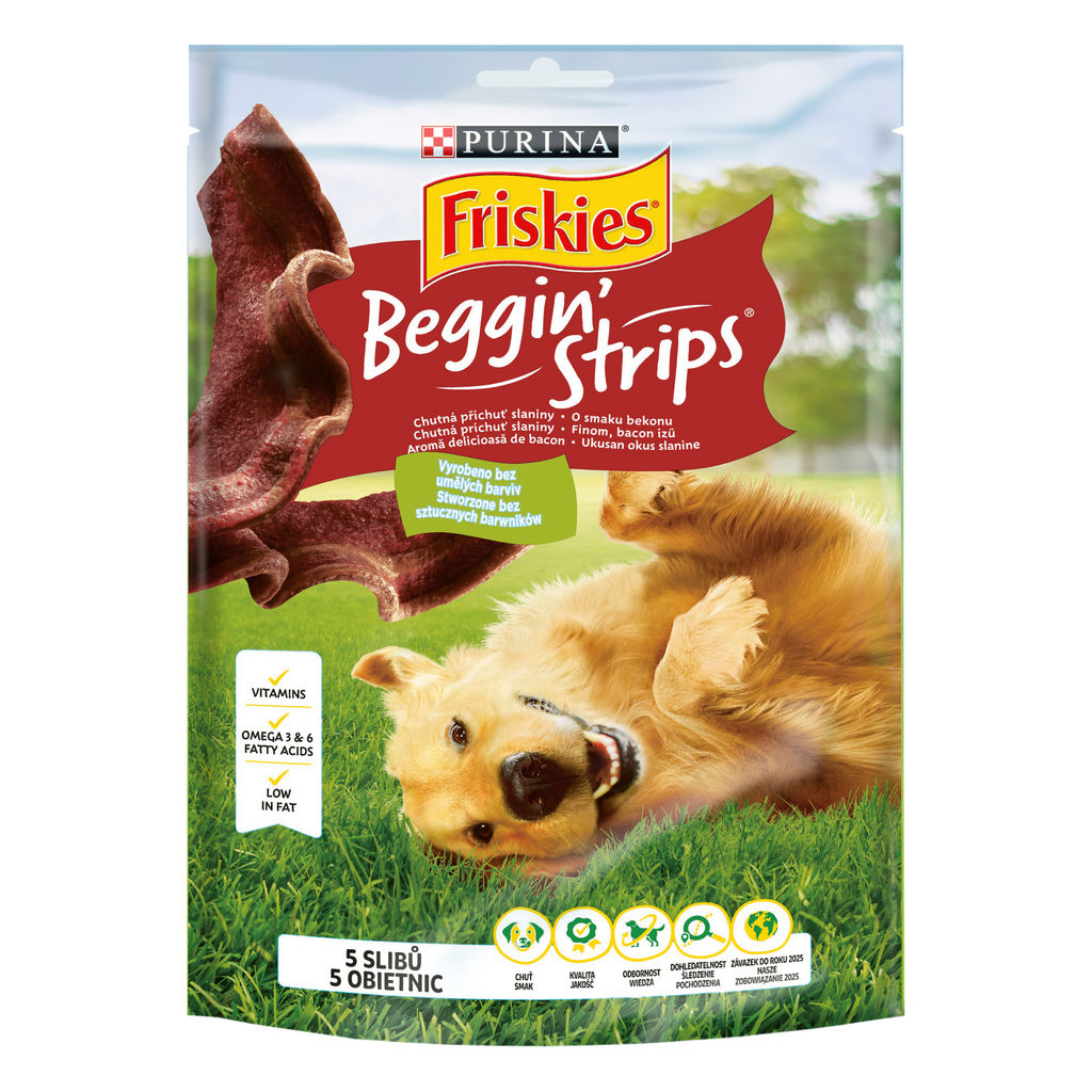 Friskies Beggin Strips, slanina, 120g