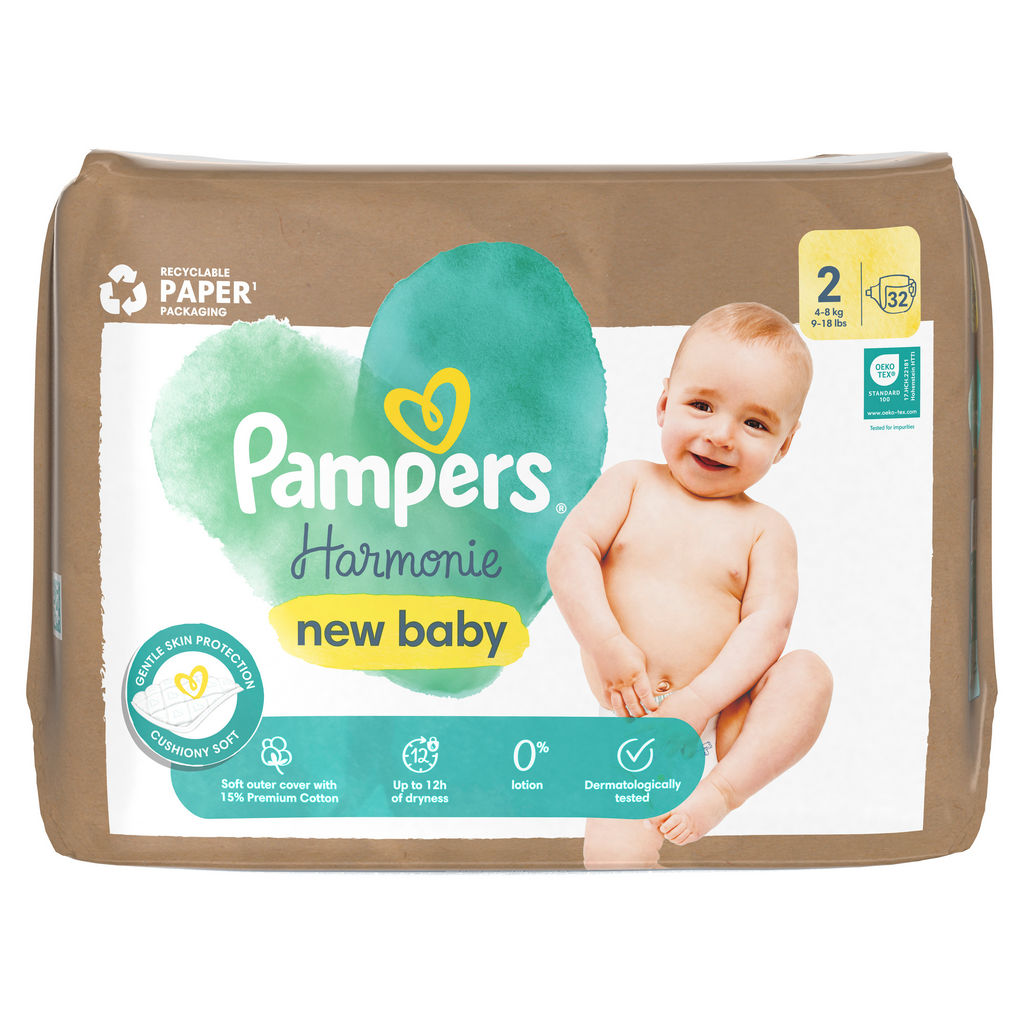 PAMPERS HARMONIE VALUE PACK MINUS S3 MIDI 28/1 (6-10kg)