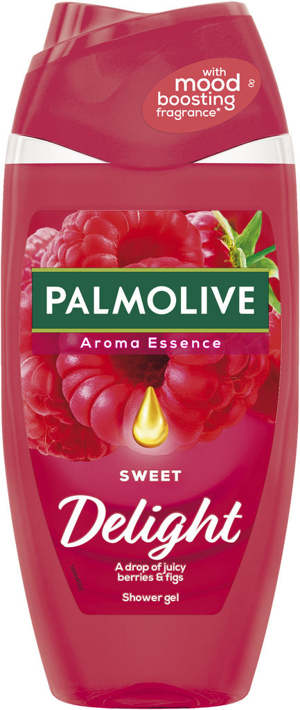 Gel za prhanje Aroma Essence Sweet Delight  z ekstraktom naravnih eteričnih olj malin in fig.