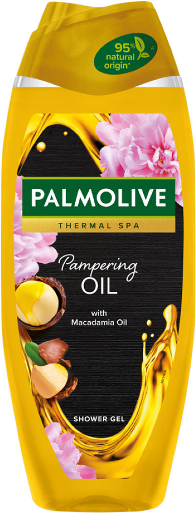 Oljni Gel za prhanje Thermal SPA Pampering Oil za razkošno prhanje z oljem makadamije.