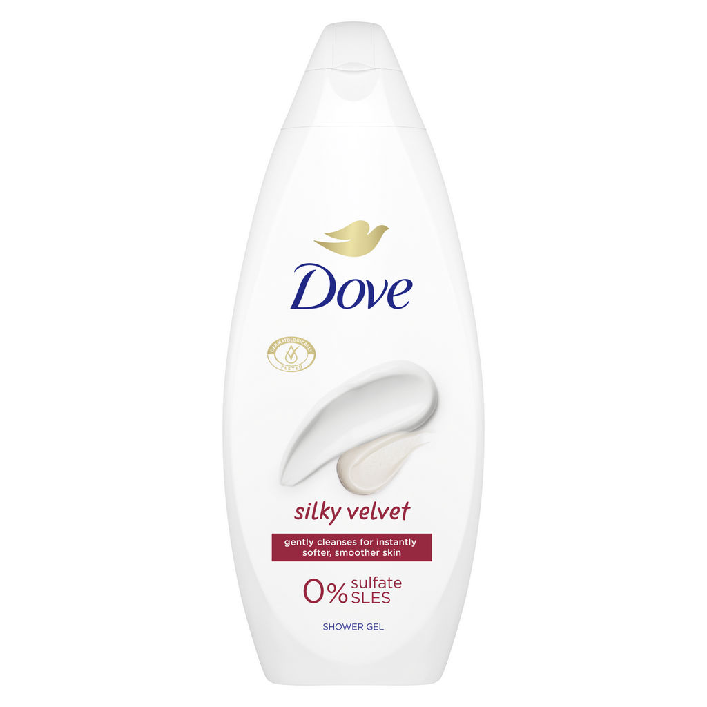 Tušgel Dove silky velvet, 250ml