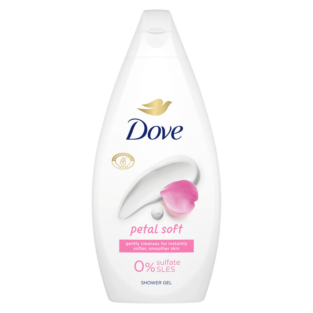 Tušgel Dove Petal soft, 450ml