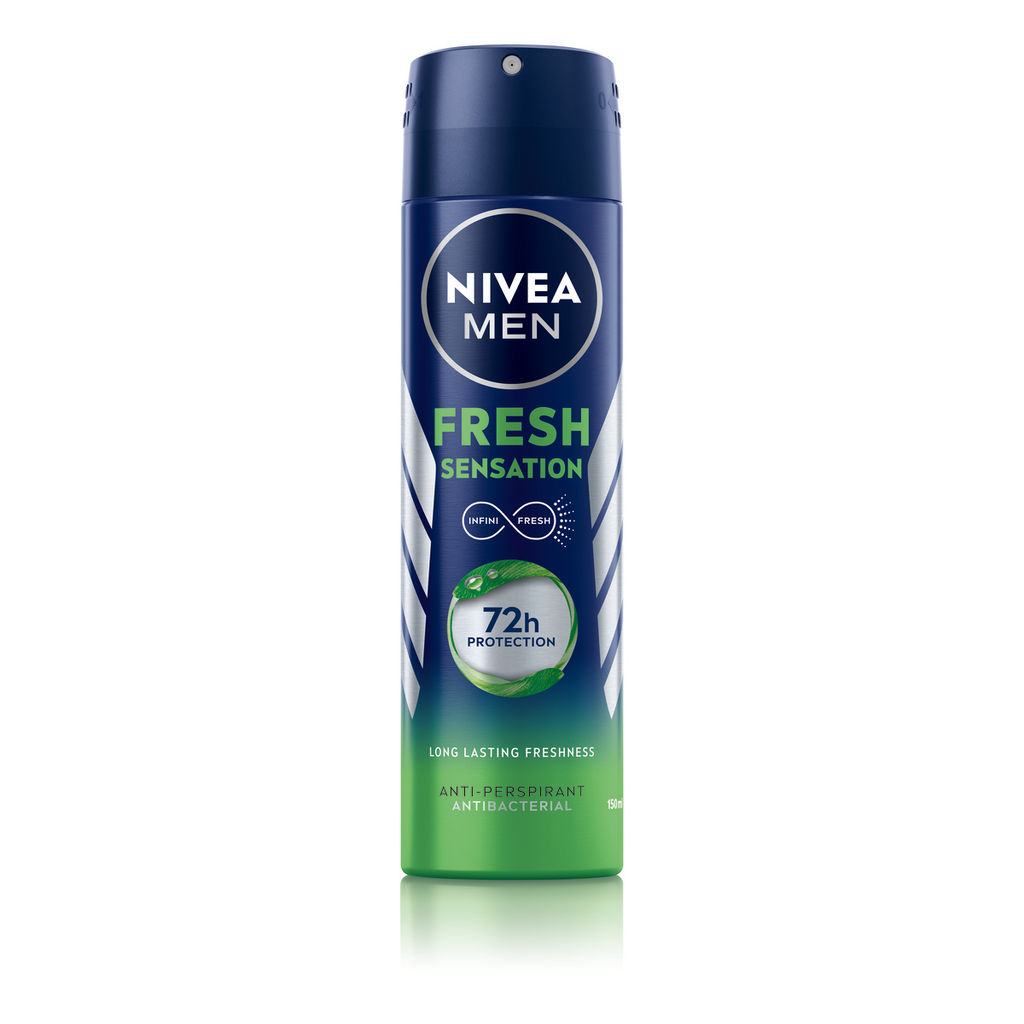 Dezodorant Nivea, Fres Sensation, v spreju, moški, 150 ml