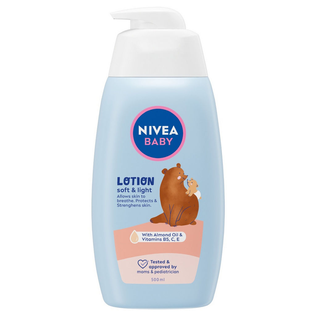 Losjon NIVEA Baby Soft & Light 500 ml