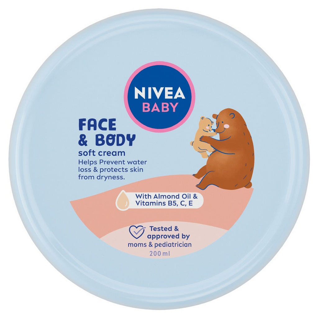 Krema Nivea Baby, Soft, 200 ml