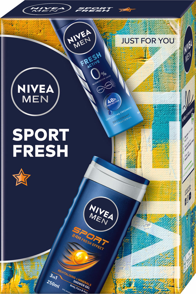 Darilni set Nivea men Sport fresh