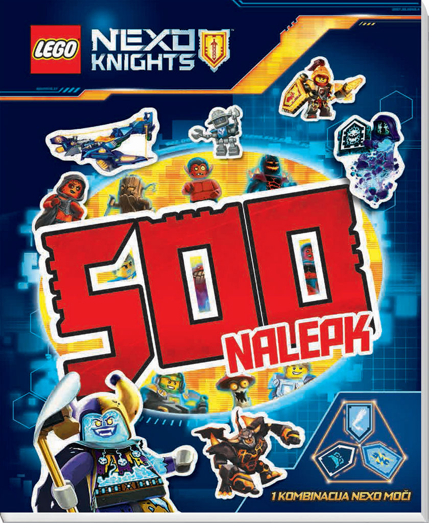 Knjiga Lego-Nexo, Knights-500 nalepk